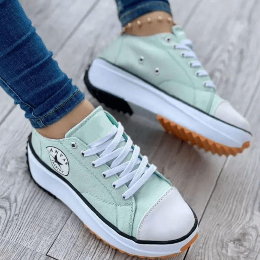 Mia  - Stylische Plateau Sneakers für ultimativen Komfort und erhöhte Höhe