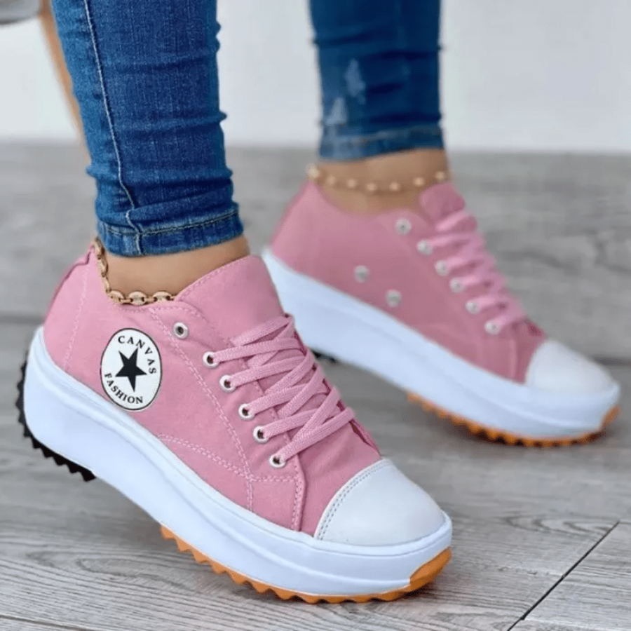 Mia  - Stylische Plateau Sneakers für ultimativen Komfort und erhöhte Höhe